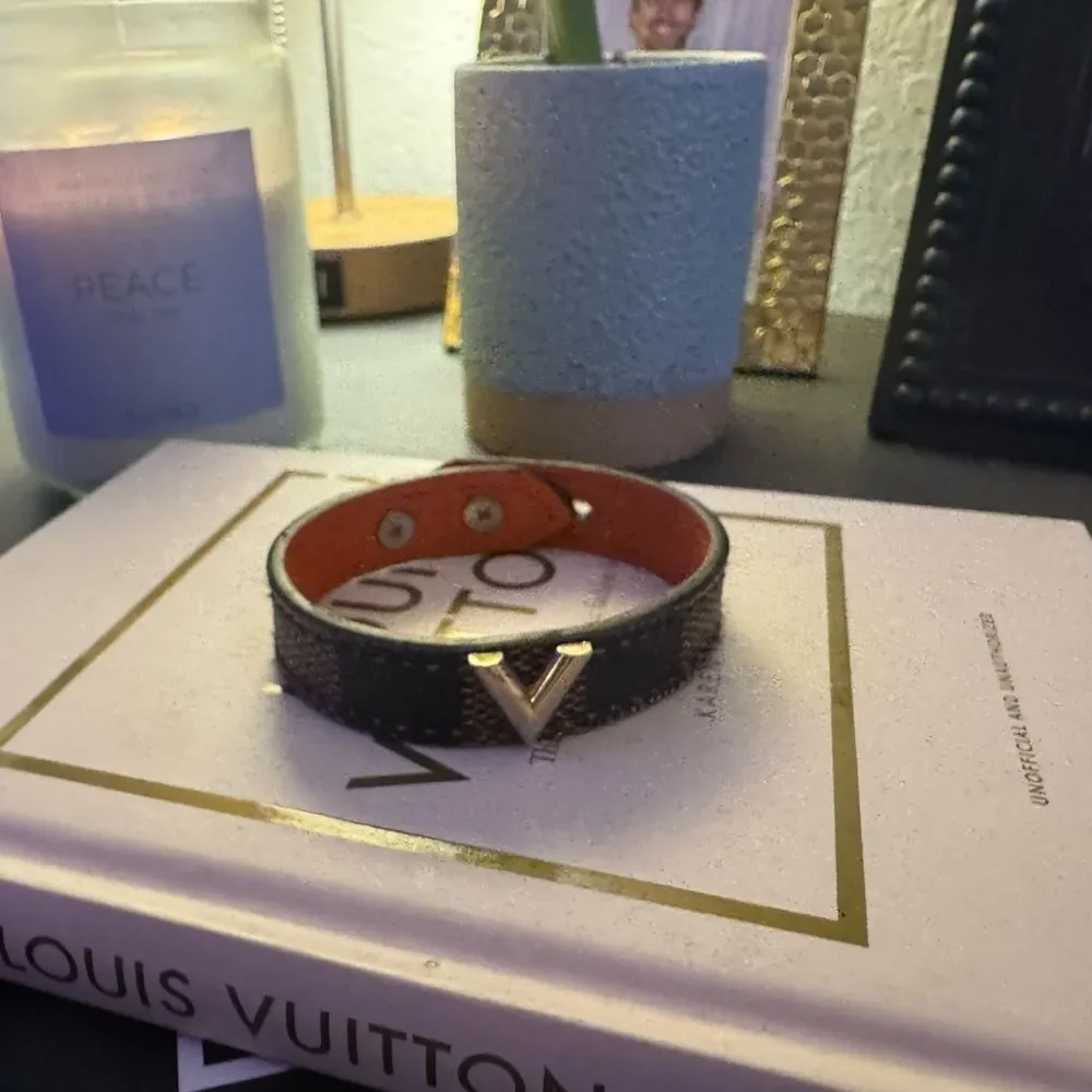 Black and Brown Leather Bracelet